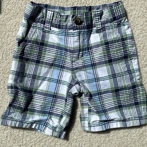 Janie and Jack Boys Plaid Shorts